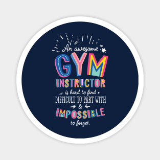 An awesome Gym Instructor Gift Idea - Impossible to Forget Quote Magnet